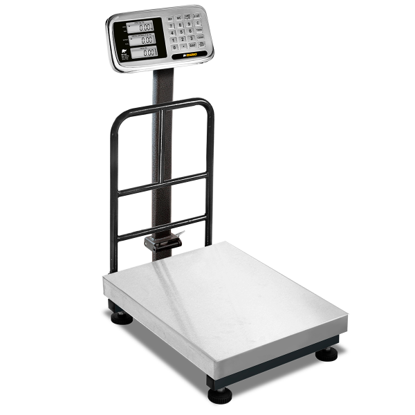 Báscula de Plataforma Plegable Rhino BP-200 | 200 kg con Indicador de Acero Inoxidable