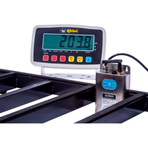 Báscula Veterinaria Rhino BAVET-200 con plataforma de acero inoxidable y indicador IQY
