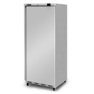 Refrigerador vertical RHINO REVESOL-23 con puerta sólida y 4 parrillas internas