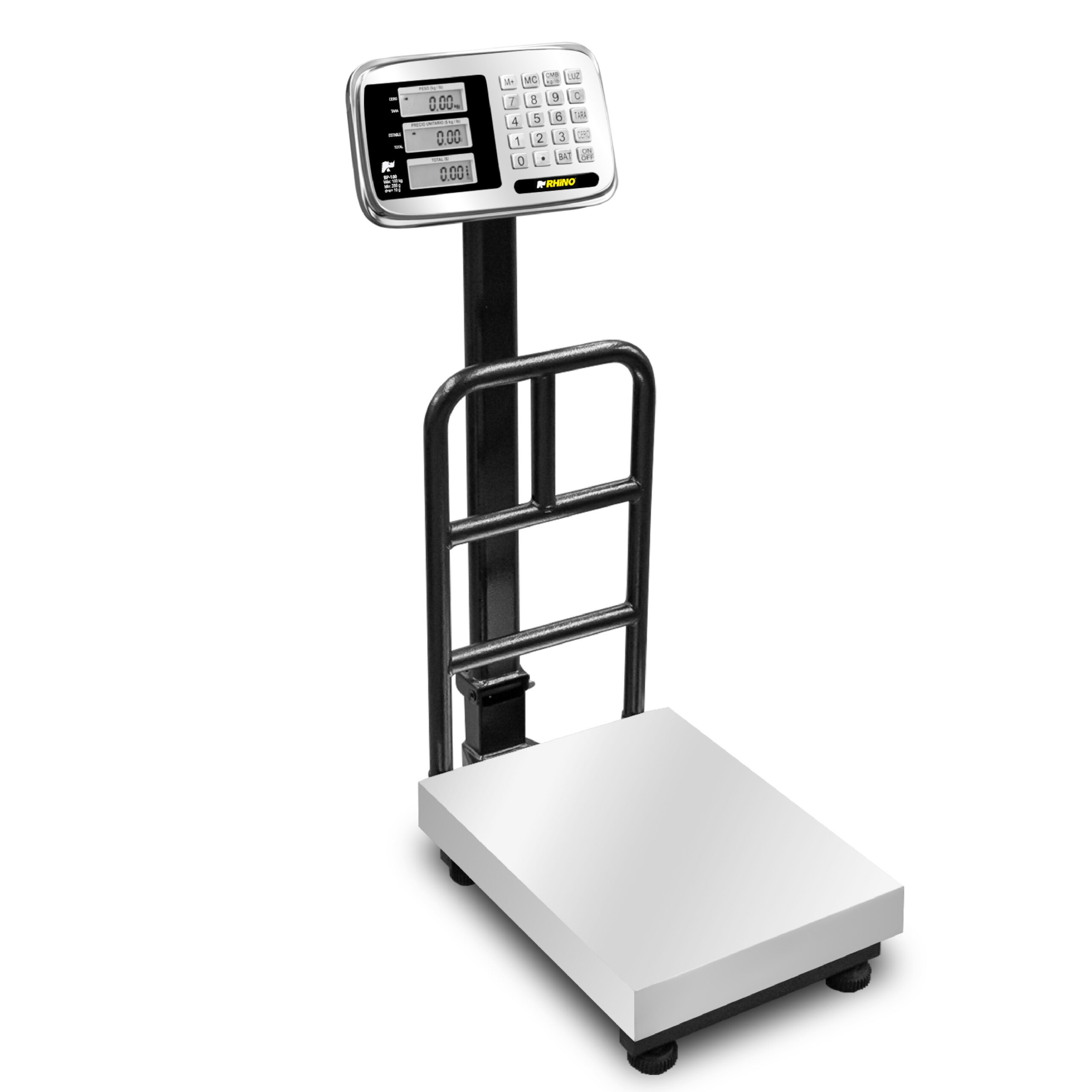 plataforma acero inoxidable 100 kg rhino