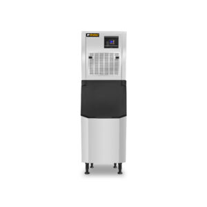 Vista frontal de fábrica de hielo RHINO FAHIEL-250F para hielo granular