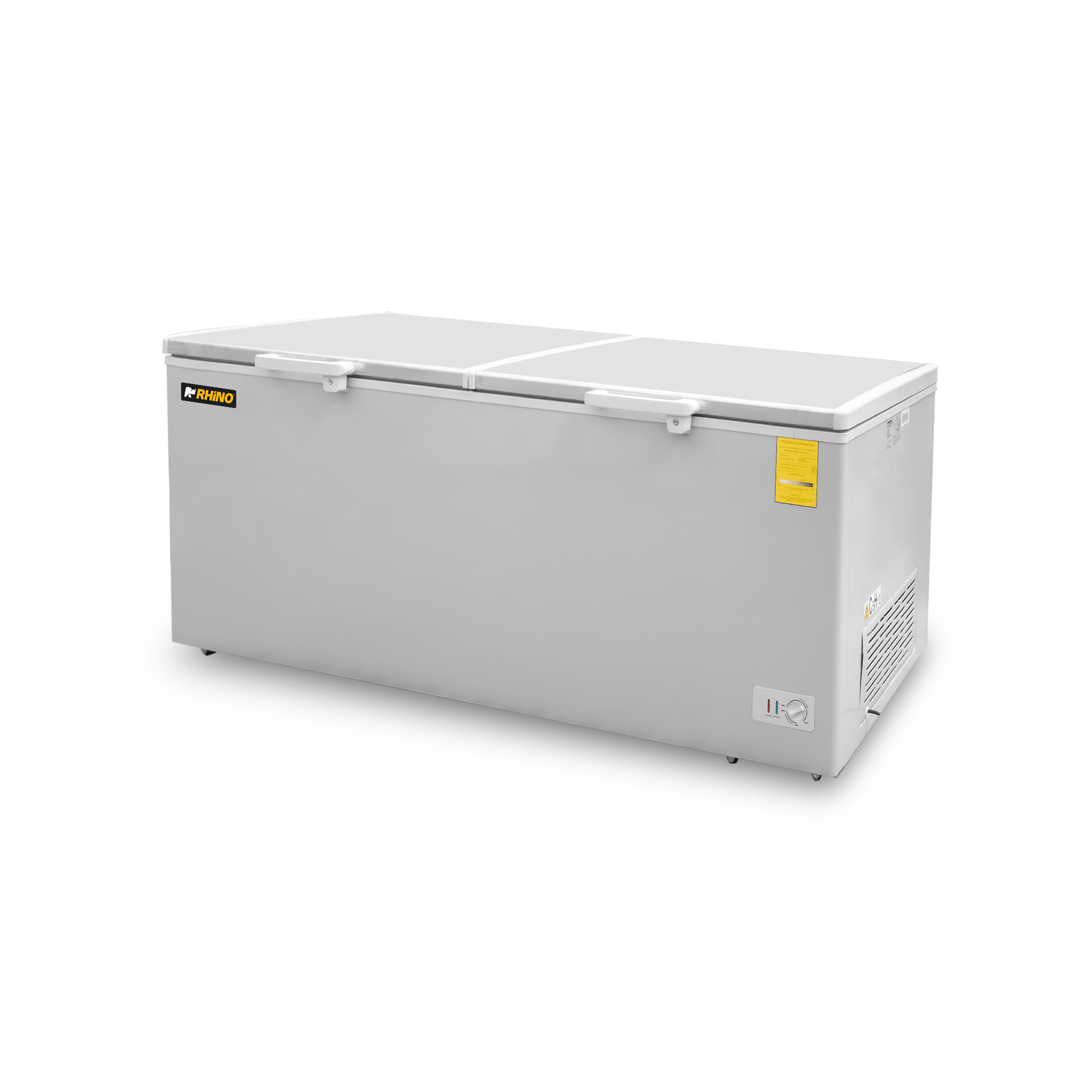 Congelador horizontal Rhino CONGECO-24 de 24 ft3 662 litros vista frontal lateral