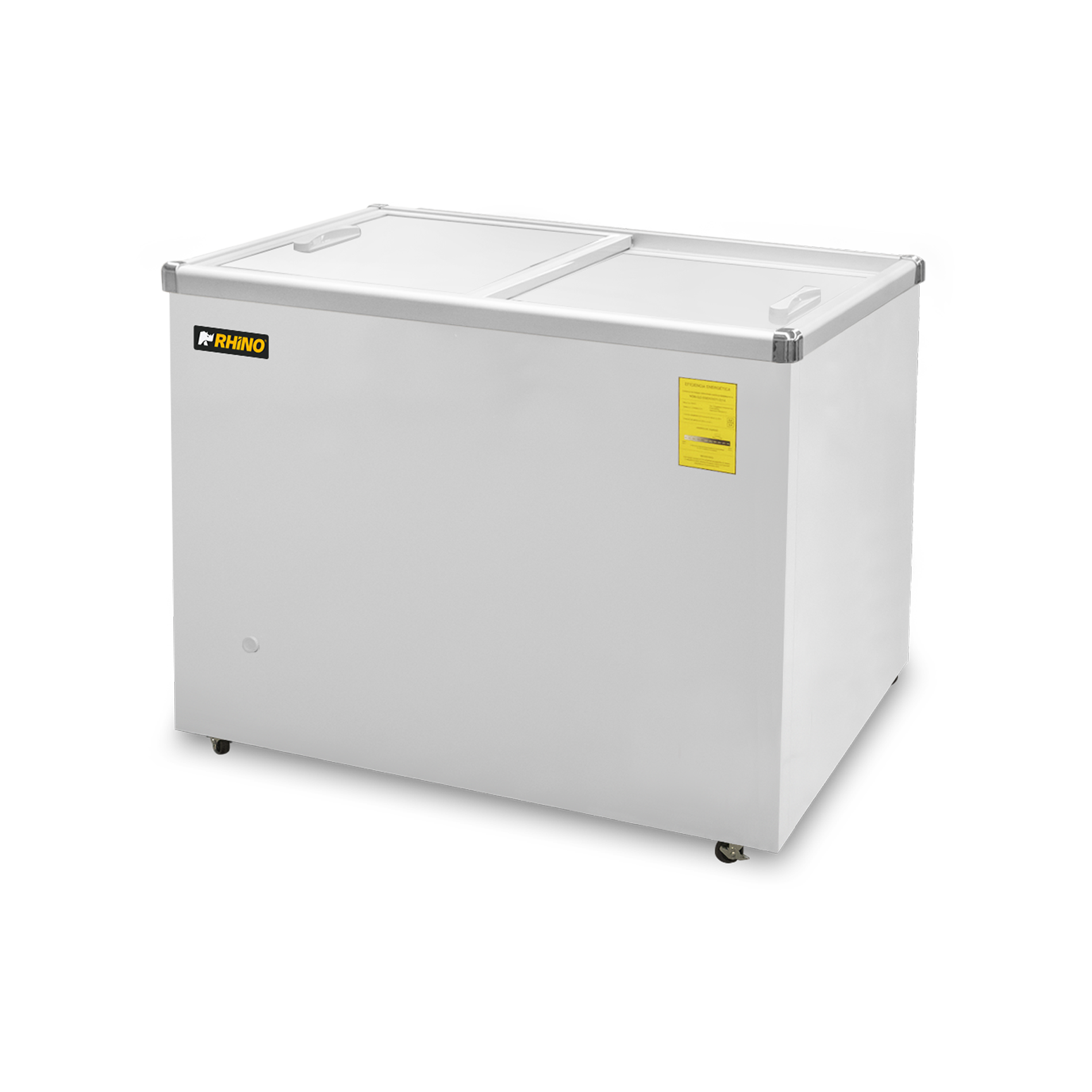 Congelador horizontal Rhino CONGECRI-7P de 161 litros con tapa de cristal