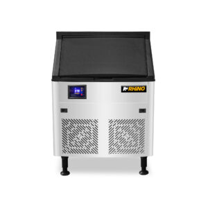 Fábrica de hielo Rhino FAHIEL-100 vista frontal con tapa cerrada