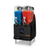 Máquina granizadora premium 24 L 2 tolvas Rhino MAGRA-2TX con granizado rojo y azul