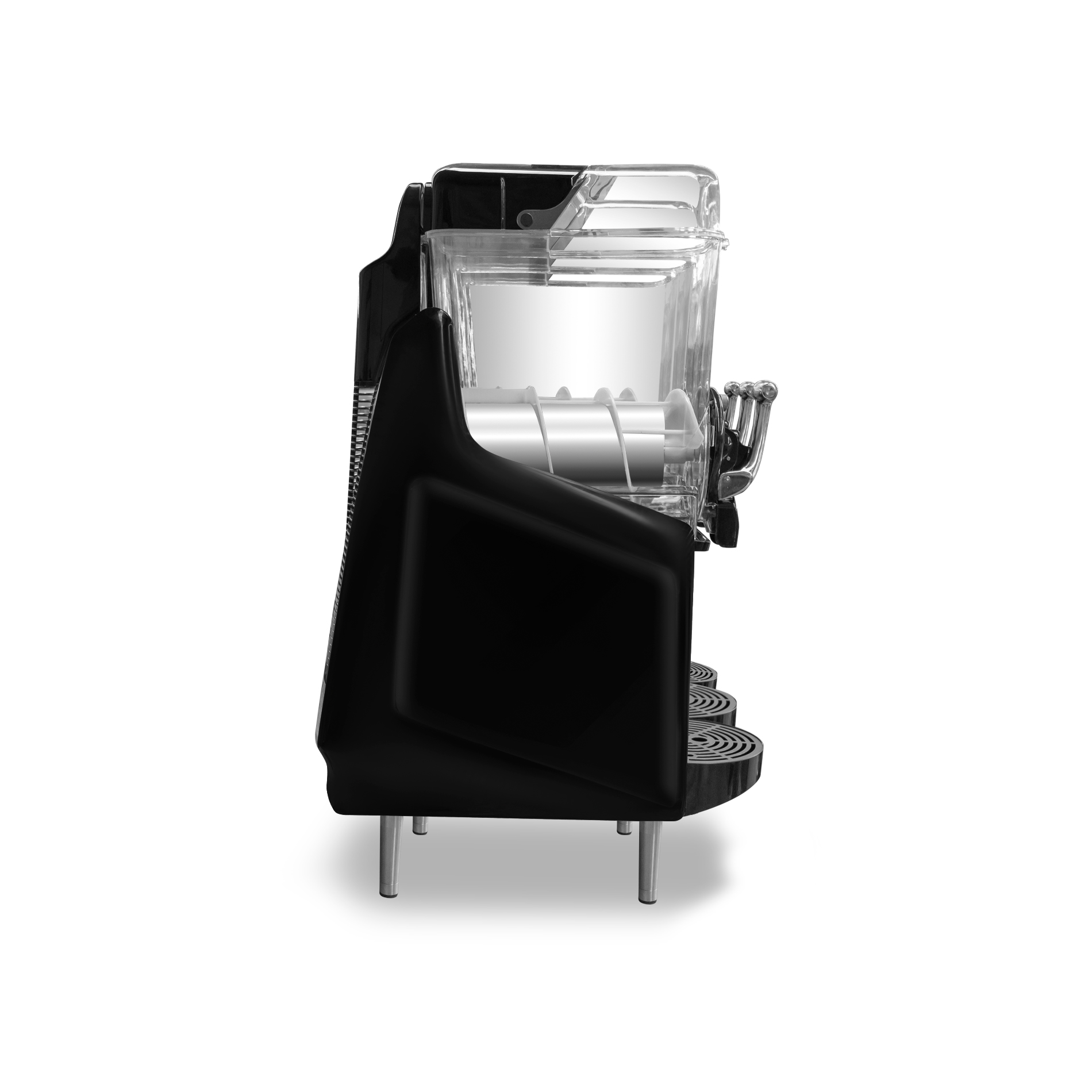 Vista lateral de granizadora premium Rhino MAGRA-3TX para uso comercial