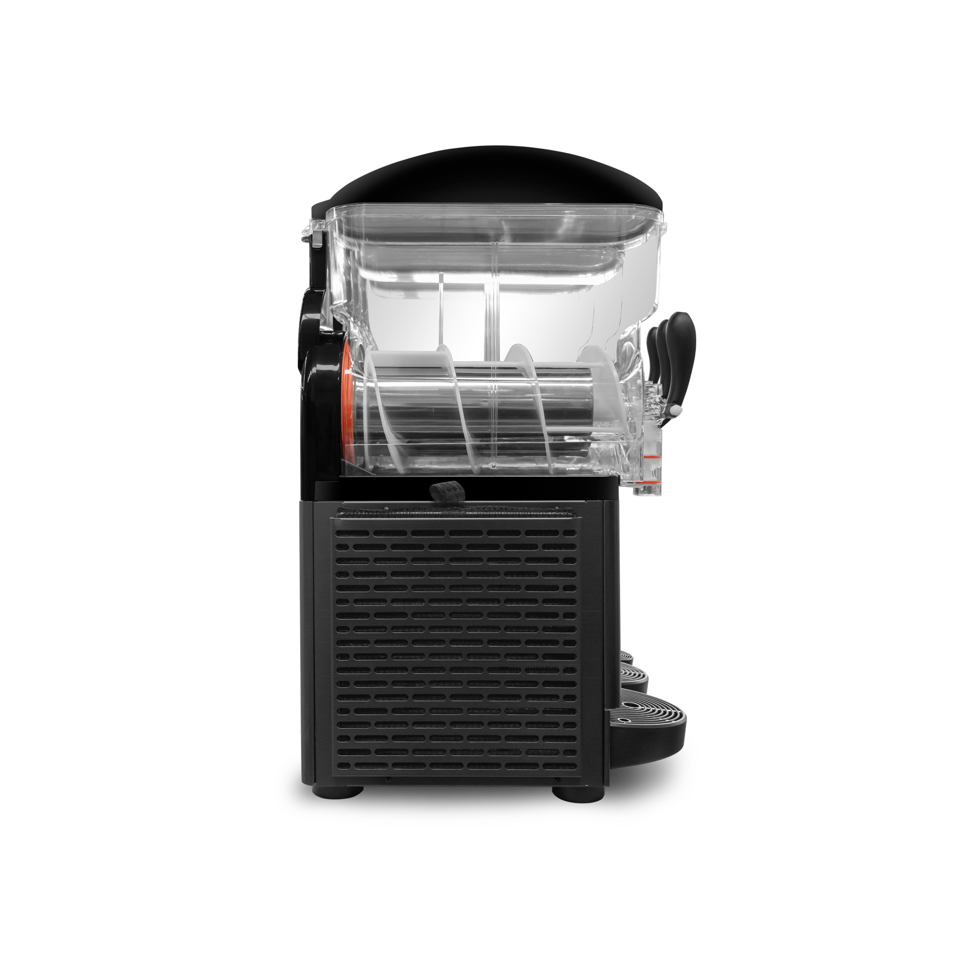 Vista posterior de granizadora Rhino MAGRA-3T para uso comercial