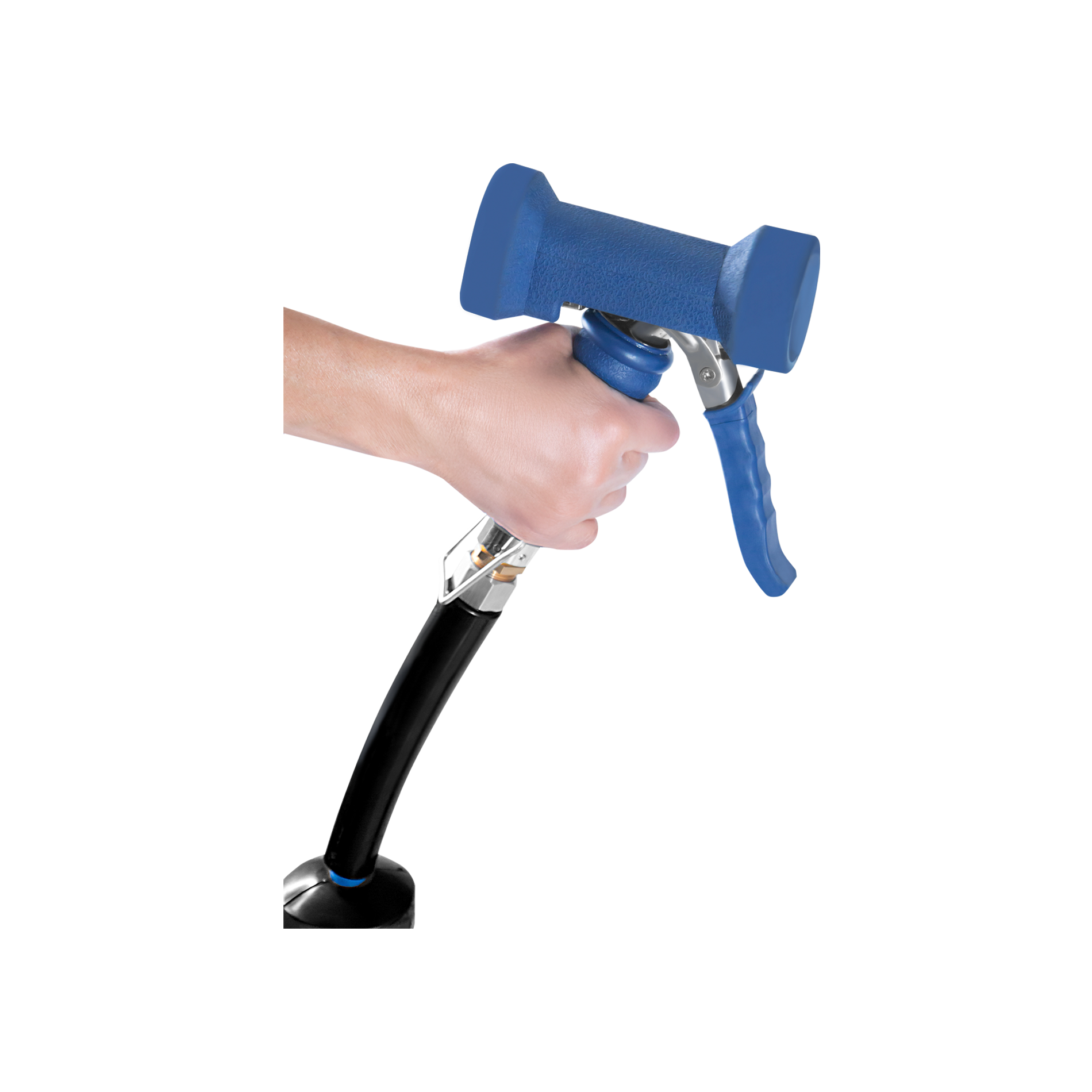 Detalle de pistola de lavado del carrete retráctil Rhino MAPCA-10X