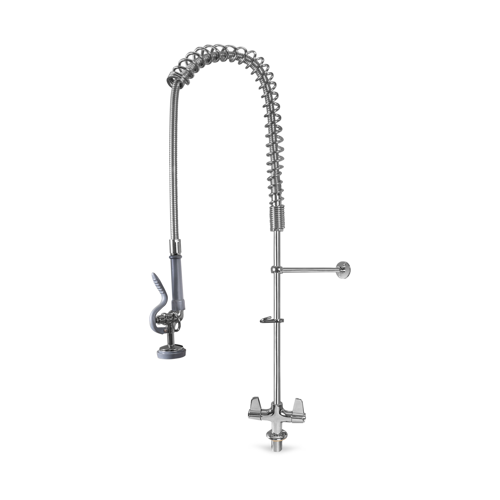 Manguera de prelavado Rhino MAPREC-M2J con 2 llaves juntas y rociador flexible
