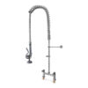 Llave de prelavado Rhino MAPREC-M2S con dos llaves separadas y manguera flexible