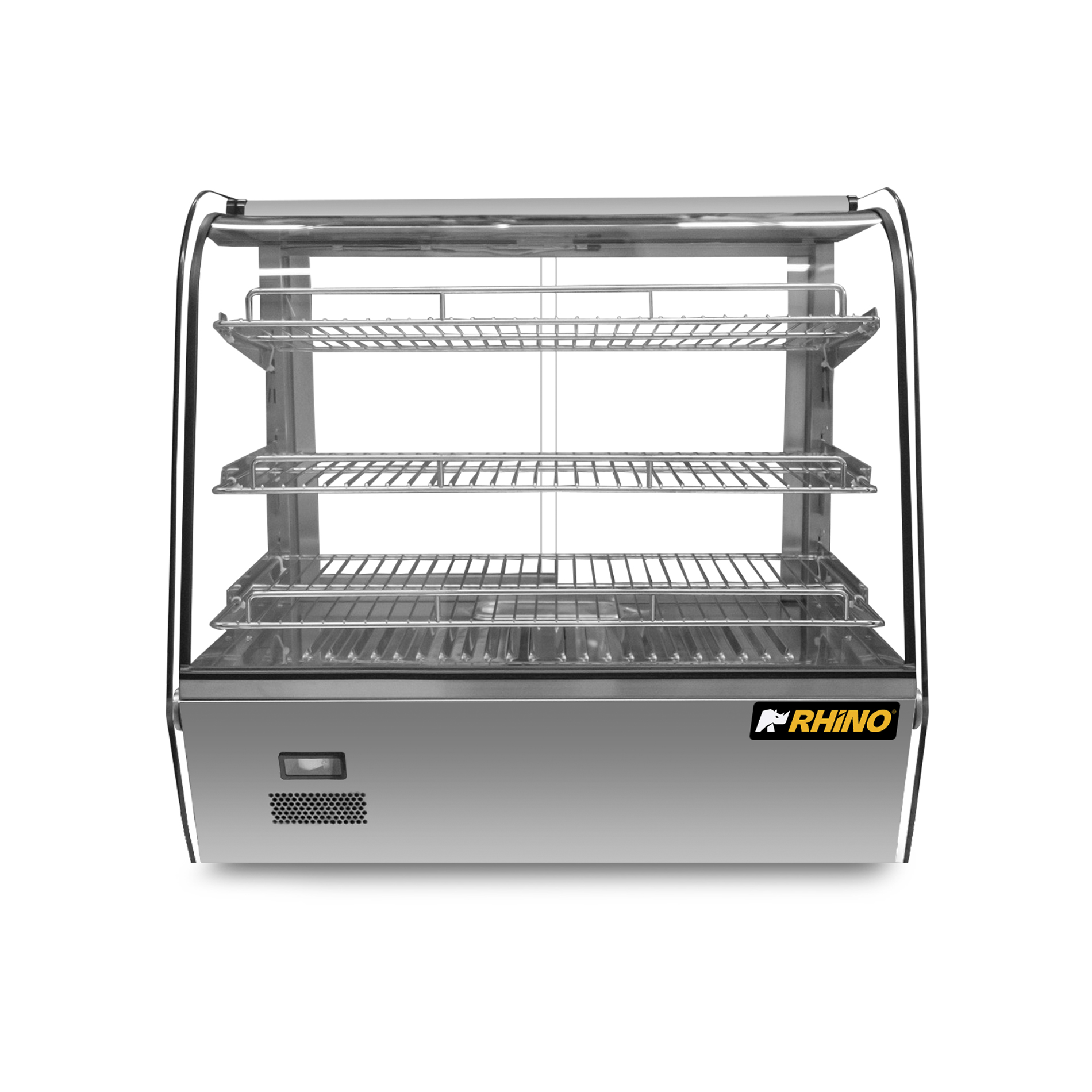 Vitrina caliente de mostrador Rhino VICAMO-120L vista frontal