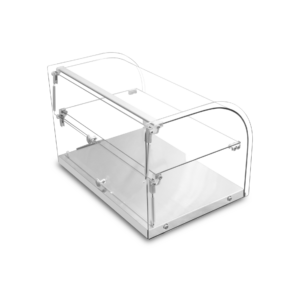 Parte posterior de vitrina neutra Rhino VITNEU-45C con dos puertas de acceso