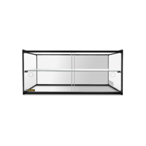 Parte posterior de vitrina neutra Rhino VITNEU-90R con dos puertas de acrílico