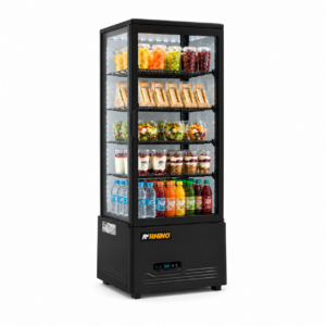 Vitrina refrigerada panorámica Rhino VIVEPA-4 | 100 L